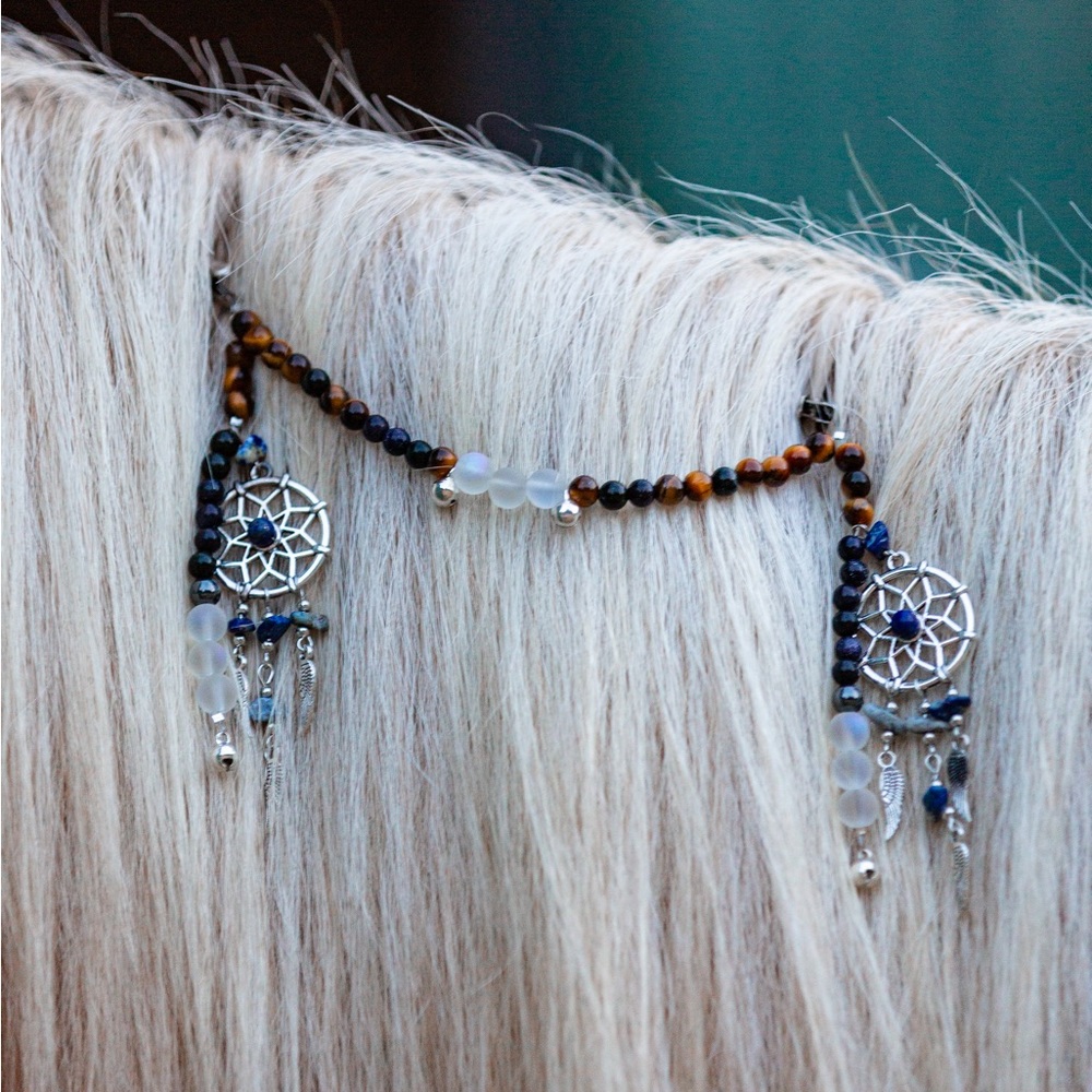 TIGERS EYE Rhythm mane beads, horse/pony, speed beads, trail beads, equestrian